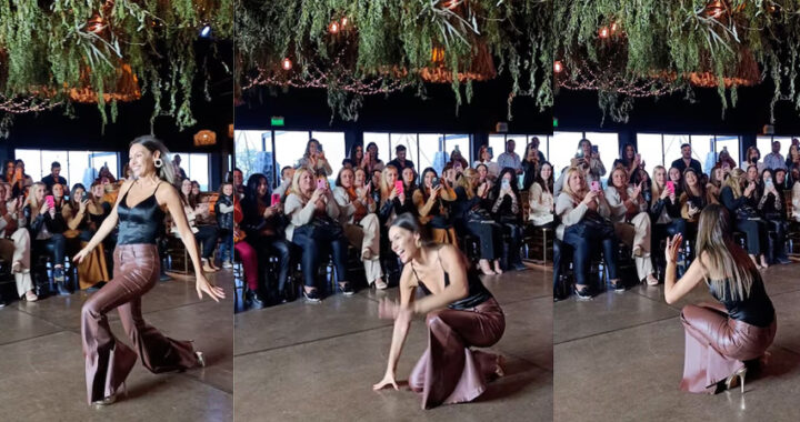 Tropiezo y elegancia: la caída de Pampita en un desfile que dio que hablar
