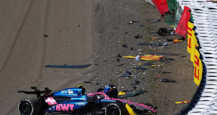 Susto en la F1: compañero de Colapinto sufre fuerte accidente en Japón