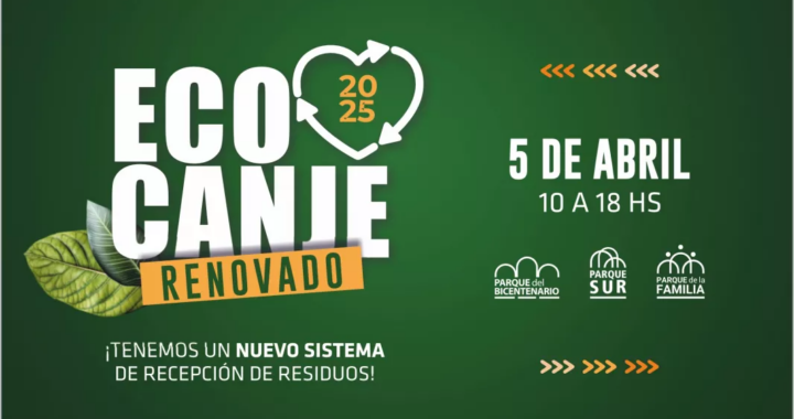 El sábado se realizará una jornada de Ecocanje en los Parques Urbanos