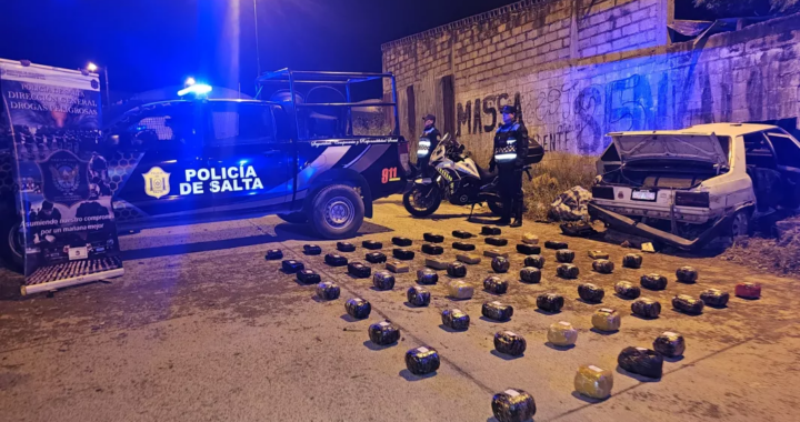 Persecución, detención y secuestro de un importante cargamento de droga