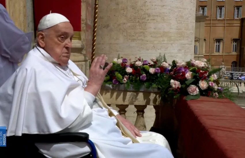 La última Pascua del Papa: una misa marcada por la paz y la debilidad física
