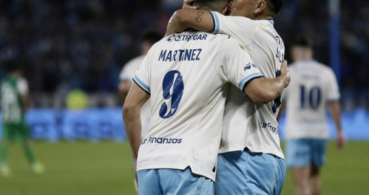 Racing imparable: «Maravilla» Martínez firmó un triplete ante Banfield