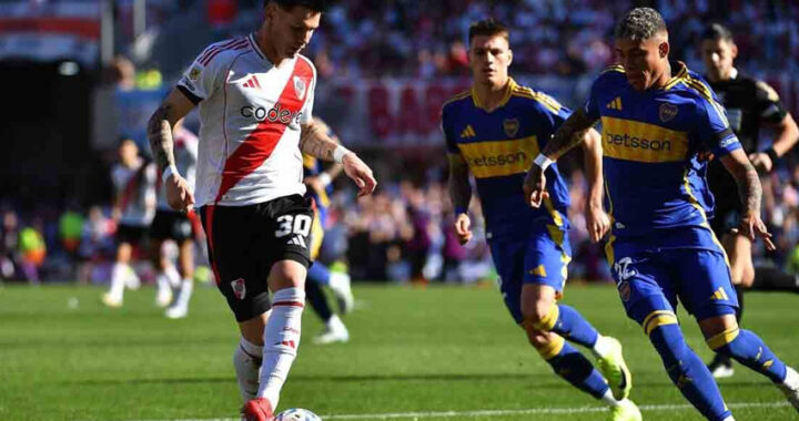 River se impuso en el clásico con goles de Mastantuono y Driussi