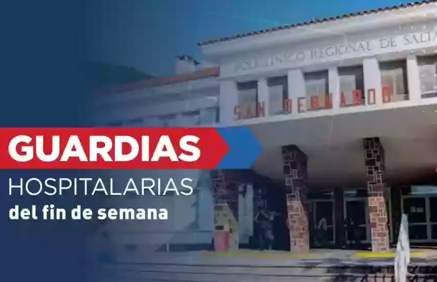 Servicios de salud durante los feriados del 16 y 17 de junio en Salta