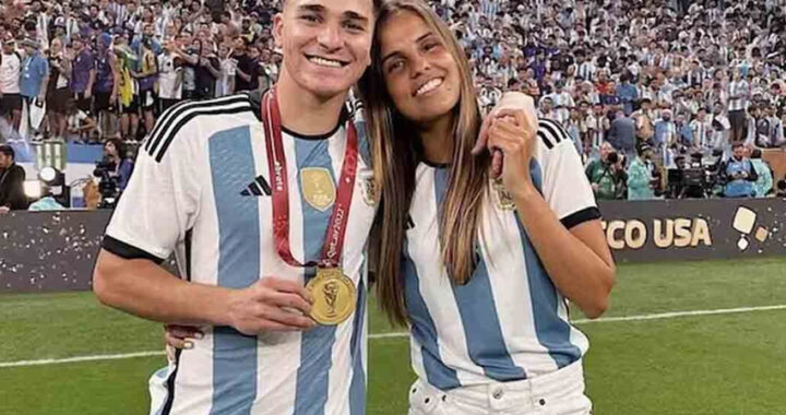 Julián Álvarez confirmó que espera su primer hijo con Emilia Ferrero