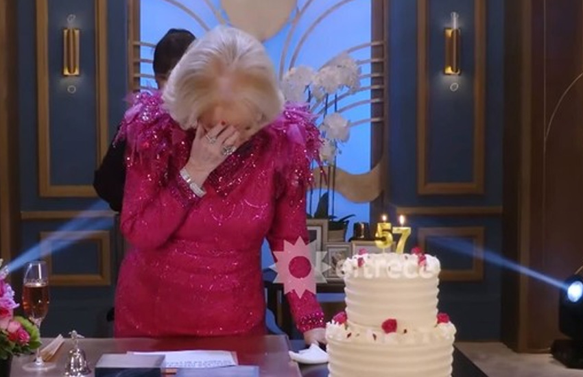 Mirtha Legrand se emocionó al celebrar más de medio siglo en la televisión: “Me han soportado todo”