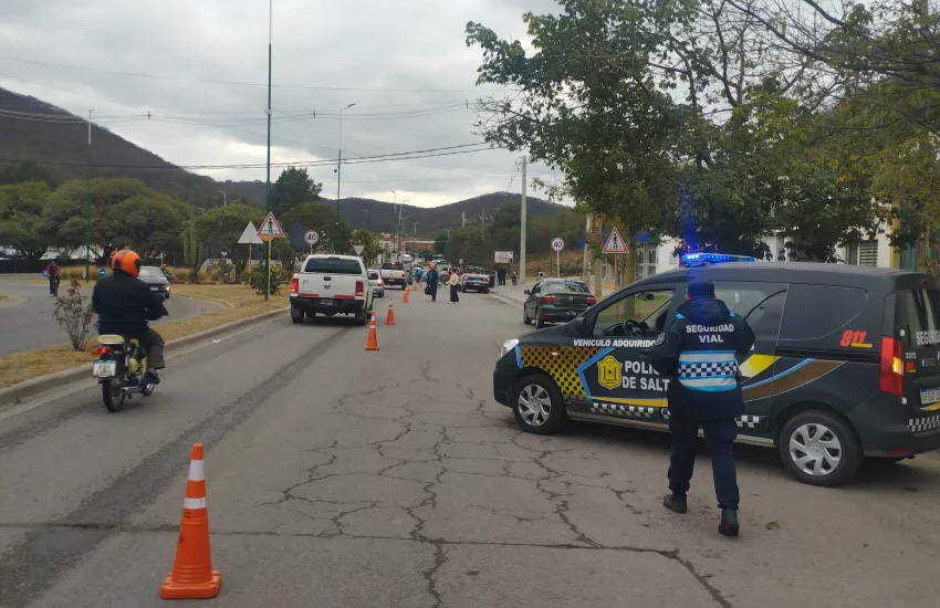 Más de 1200 infractores viales detectados durante controles del fin de semana en Salta