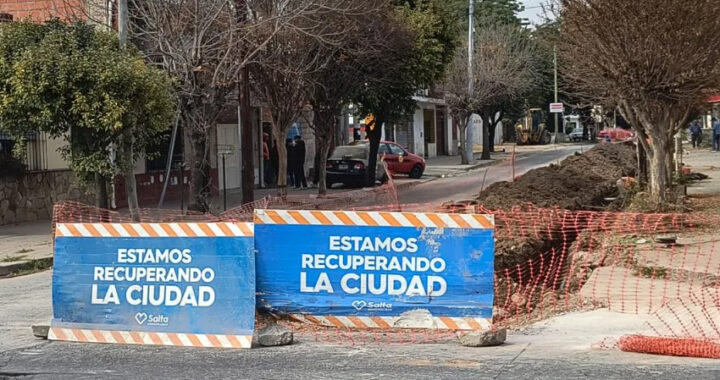 La Municipalidad avanza con obras de recuperación en calles Laprida y Pedro Pardo