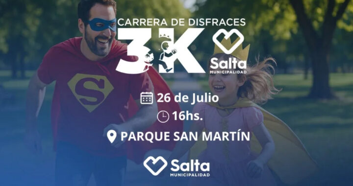 ¡Carrera de disfraces en el parque San Martín para cerrar las vacaciones de invierno!