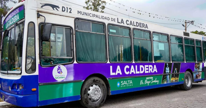 SAETA entregó un colectivo al Municipio de La Caldera para uso comunitario