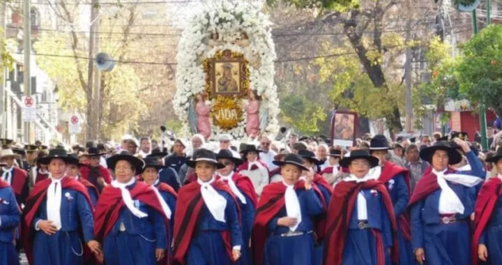 Desvíos de colectivos por la procesión de la Virgen del Perpetuo Socorro
