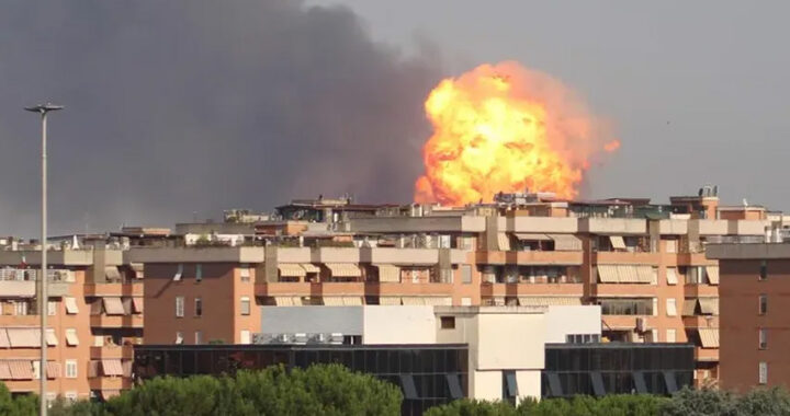 Explosión en una gasolinera de Roma dejó al menos 29 heridos y generó graves daños materiales
