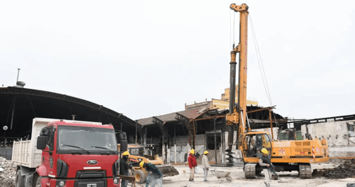 Avanza la reconstrucción del mercado San Miguel con nueva estructura