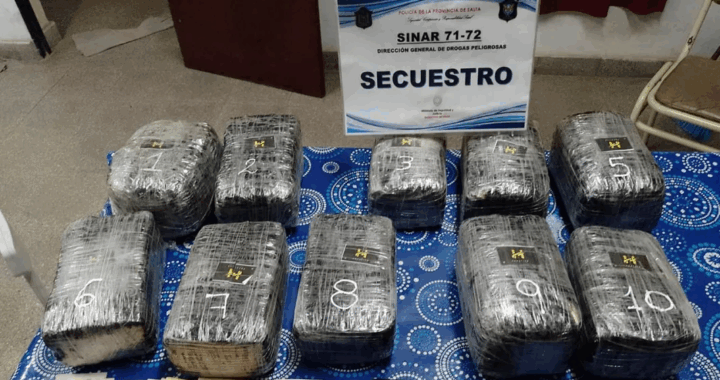Importante incautación de droga y tres detenidos en Campo Santo