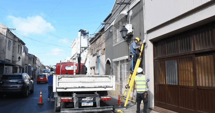 Más seguridad: nuevo operativo de despeje de cables en la calle Catamarca