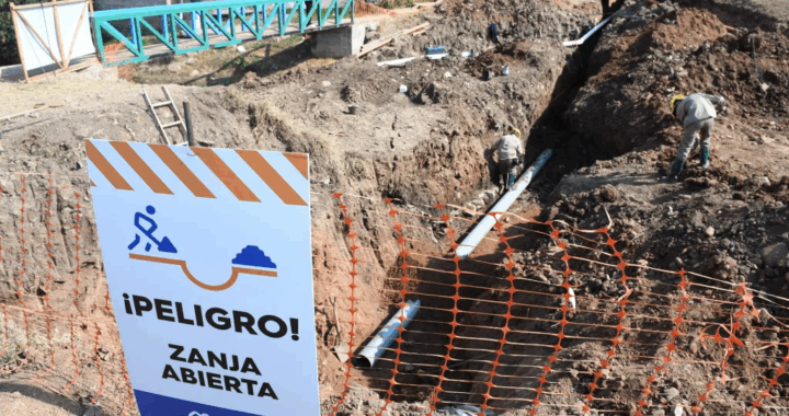 En barrio El Carmen continúa la obra de la nueva conexión cloacal