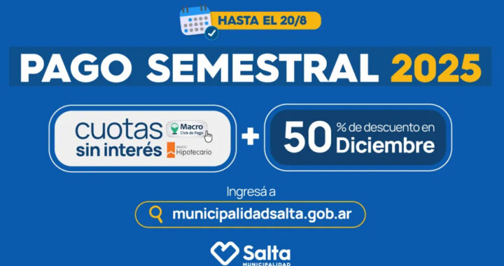 Pago Semestral de Tributos 2025: beneficios de hasta el 50% de descuento y cuotas sin interés