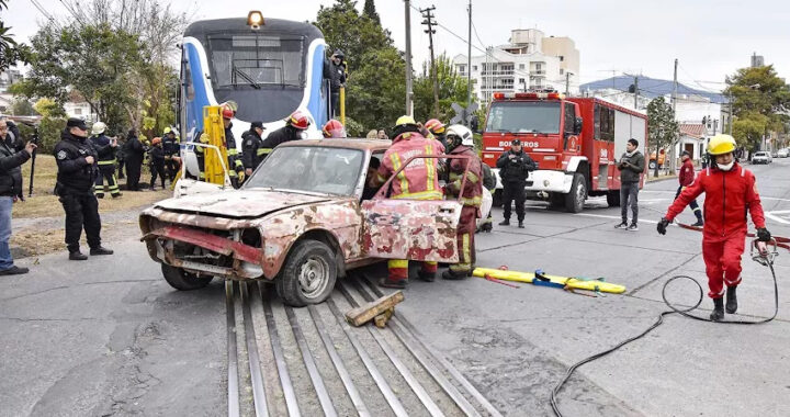Simulacro de siniestro ferroviario en Salta: articulación entre organismos y conciencia ciudadana