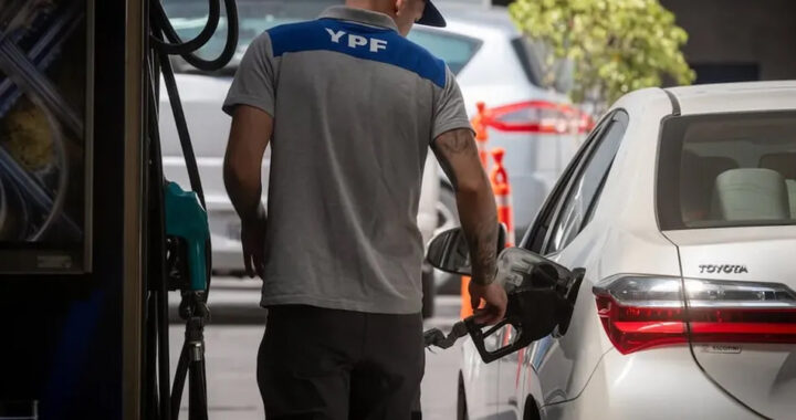 YPF vuelve a aumentar los combustibles: suba del 2,5% desde este domingo