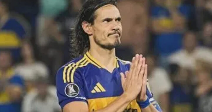 Edinson Cavani publicó un posteo ante la peor racha de Boca Juniors