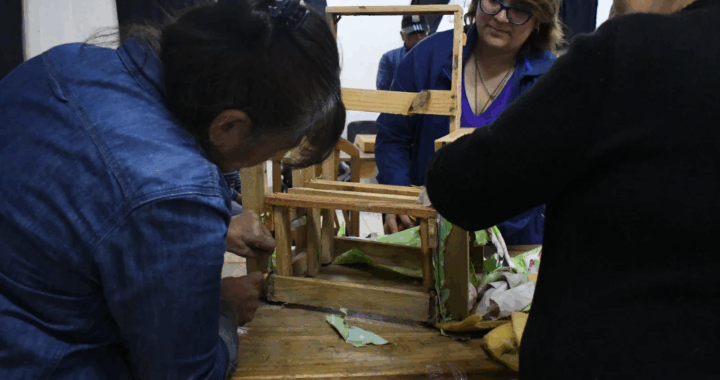 En zona sur, el curso de Tapicería ofrece nuevas oportunidades a los vecinos