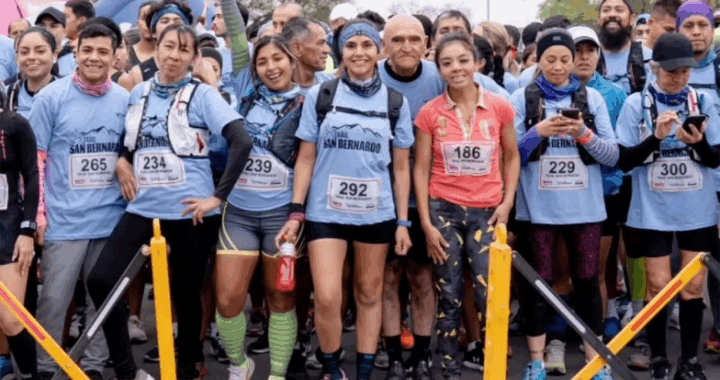 Se corre la 4ª edición del Trail San Bernardo en el marco del aniversario del Hospital