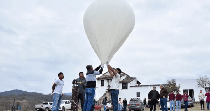 Estudiantes de Salta lanzan un globo estratosférico