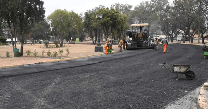 Recuperación de calles: avanza la repavimentación de la avenida Sarmiento