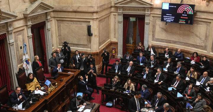 Fuerte derrota del oficialismo en el Senado: cinco decretos rechazados