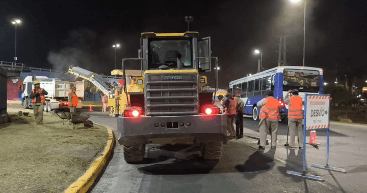 La Municipalidad inicia la repavimentación en la rotonda de Limache