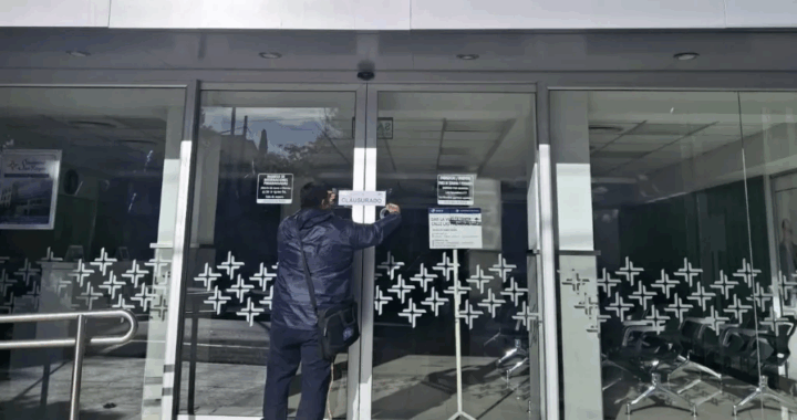 Se realiza una clausura preventiva en un sanatorio de la ciudad