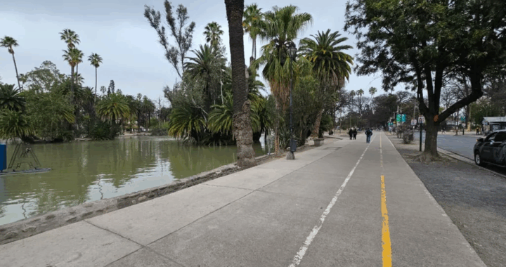 El parque San Martín quedó en óptimas condiciones tras la Feria del Milagro