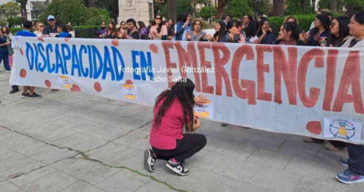 Nueva marcha por la discapacidad en Salta: familias y organizaciones reclaman la aplicación de la Ley de Emergencia