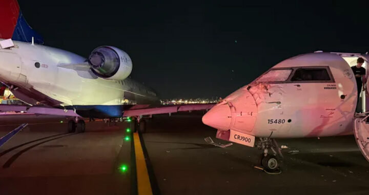 Nueva York: dos aeronaves chocaron durante maniobra en pista