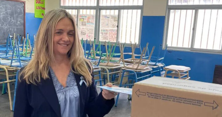 Gabriela Flores votó y destacó la importancia de la participación ciudadana