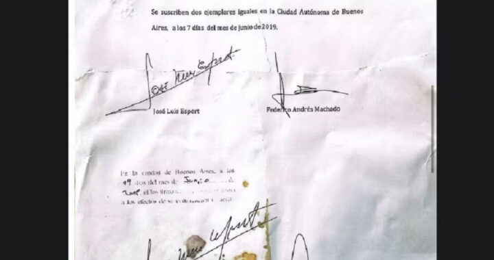 Hallan un contrato por un millón de dólares entre José Luis Espert y Federico “Fred” Machado en un allanamiento