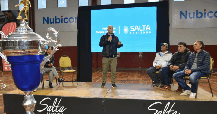 Se presenta oficialmente el Torneo de Fútbol de los Barrios 2025 en el estadio Martearena