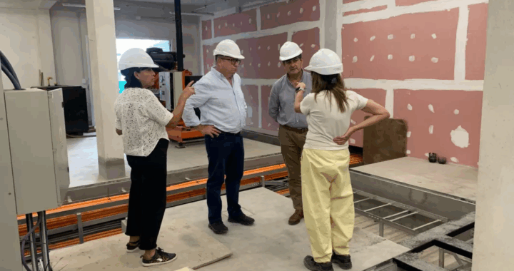 Avanzan las obras de ampliación y refuncionalización del hospital San Bernardo