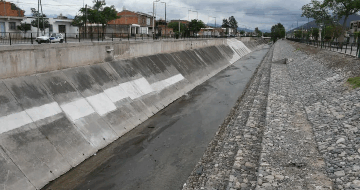La Municipalidad habilitó las obras de reconstrucción del canal pluvial Hipólito Yrigoyen