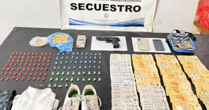 Incautan más de 4.800 dosis de cocaína en operativos en Ceferino y Primera Junta