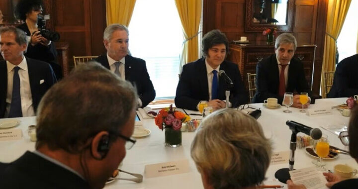 Javier Milei presentó su plan económico ante empresarios globales en Nueva York