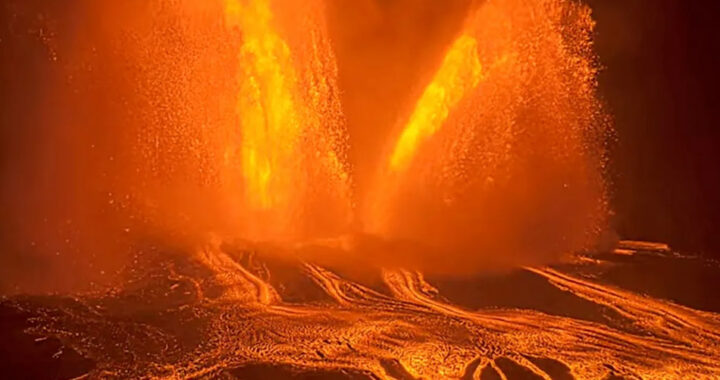 Volcán Kilauea: el video de la erupción que obligó a mantener la alerta en Hawái