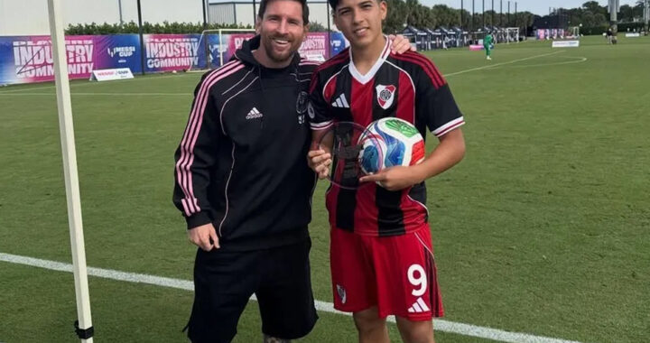 La nueva joya de River que deslumbró en la Messi Cup y ya seduce a Europa