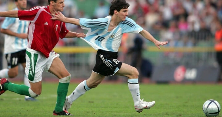 Adidas lanzó una colección retro en homenaje al debut mundialista de Messi en Alemania 2006