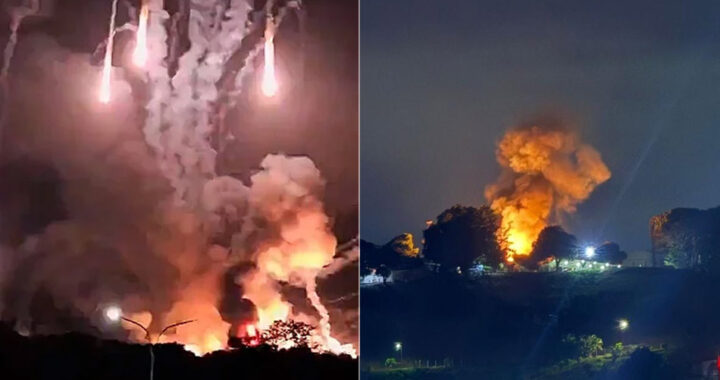 Fuertes explosiones en Caracas: videos e imágenes del ataque en Venezuela