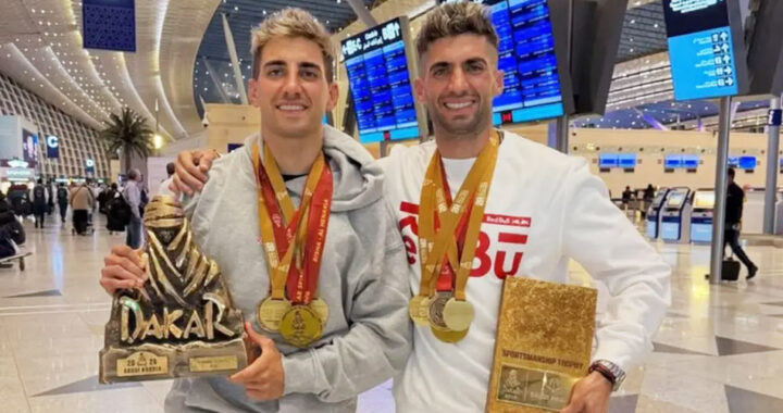 Luciano Benavides regresa a Salta con el trofeo del Rally Dakar 2026