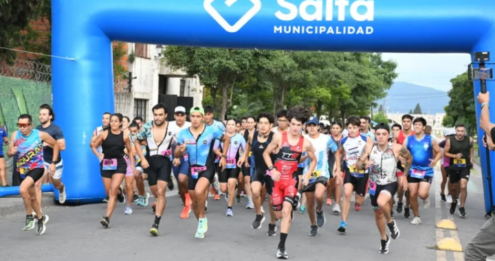 Se disputó la 2ª fecha del Campeonato Salteño de Acuatlón en el Nicolás Vitale