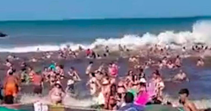 Una ola gigante dejó un muerto y más de 30 heridos en Santa Clara del Mar