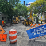 Realizan obras de repavimentación en calle Santiago del Estero del 300 al 400