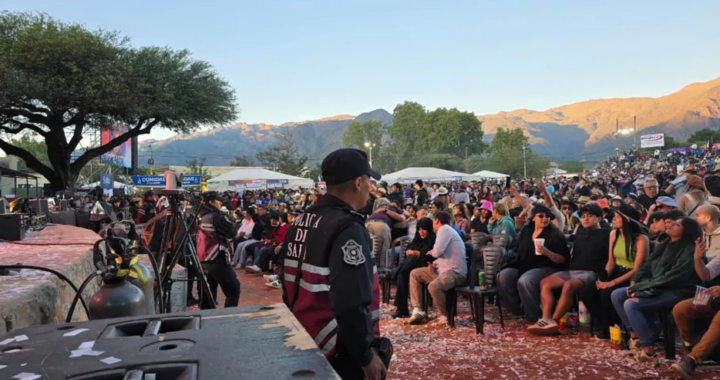 Más de 46 mil personas participaron de la Serenata a Cafayate 2026 sin incidentes graves